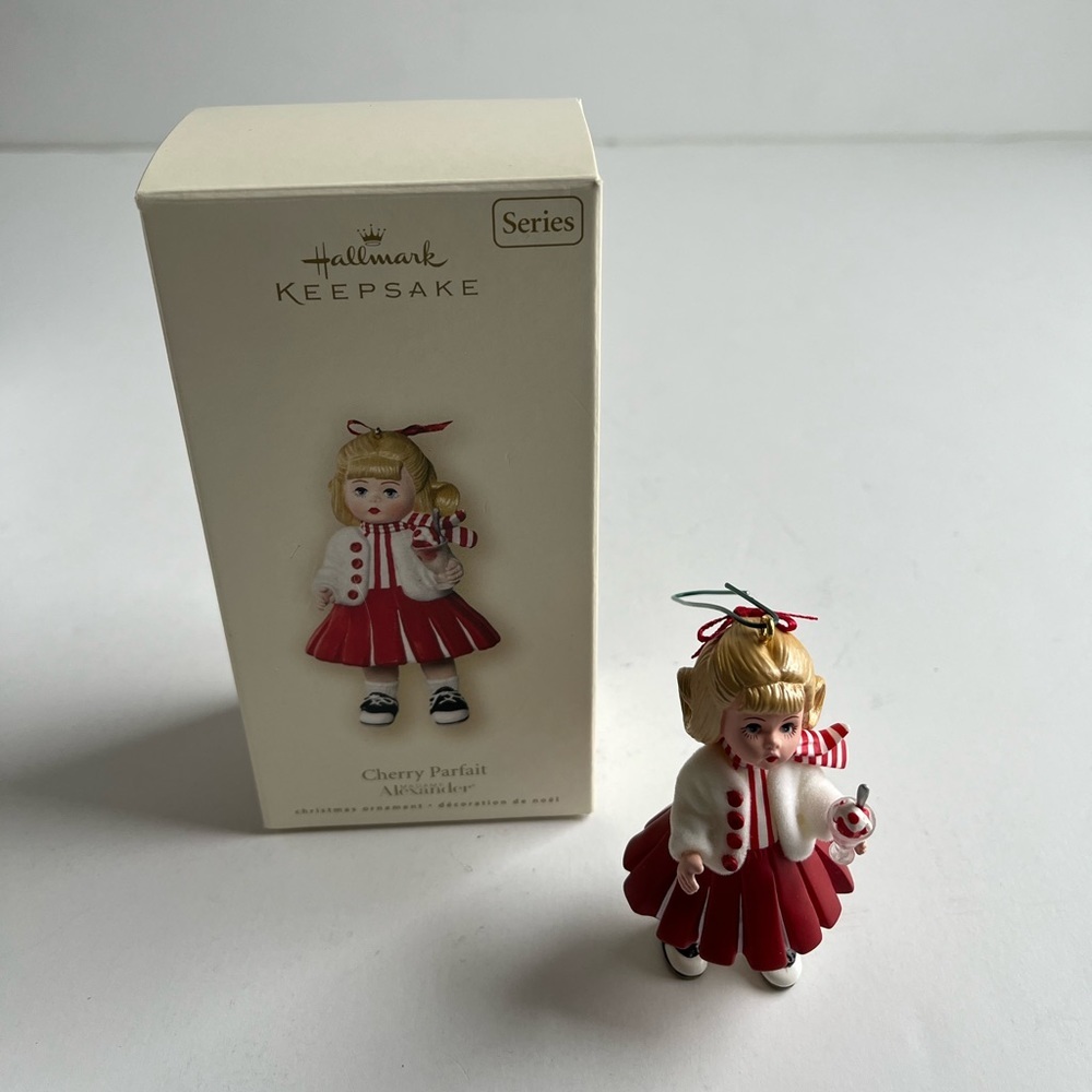New in Box Hallmark Madame Alexander Cherry Parfait Keepsake Ornament
